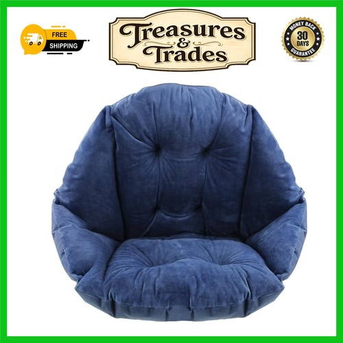Plush high back chair cushion - plush,