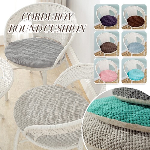 Round corduroy cushion - corduroy,