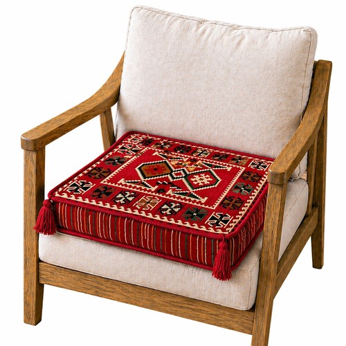 Supportive seat cushion for - seat,